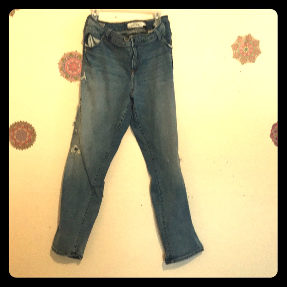 Torrid Boyfriend cut jeans.
